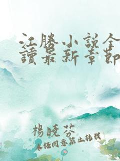 江胜小说全文阅读最新章节