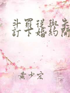 斗罗从与朱竹清订下婚约开始的小说免费阅读
