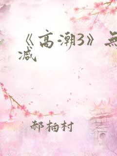 《高潮3》无删减