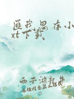 匪我思存小说txt下载