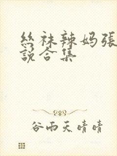 丝袜辣妈张静小说合集