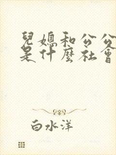 儿媳和公公之间是什么社会关系