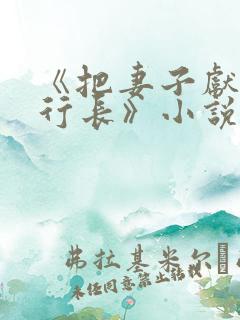 《把妻子献给张行长》小说阅读