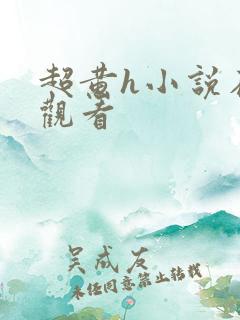 超黄h小说在线观看