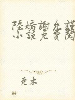 陆娇谢允谨穿越小说免费阅读
