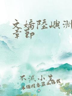 文娇陆屿洲最新章节