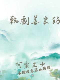 韩剧善良的妻子