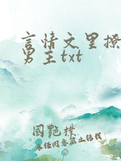 言情文里撩直男男主txt