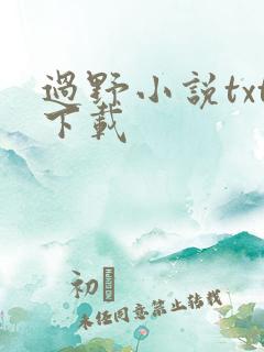 过野小说txt下载
