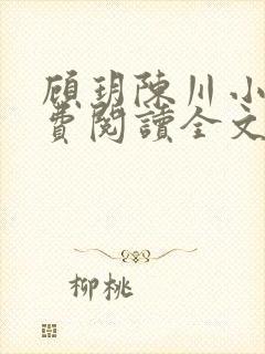 顾玥陈川小说免费阅读全文最新章节