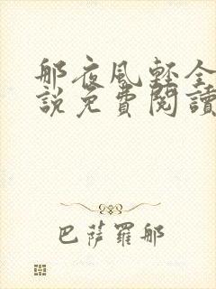 那夜风轻全部小说免费阅读无弹窗