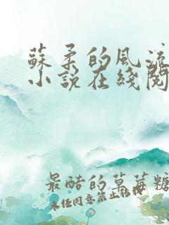 苏柔的风流人生小说在线阅读全文免费