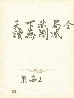 天下藏局全文阅读无删减