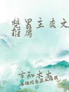 双男主爽文小说推荐