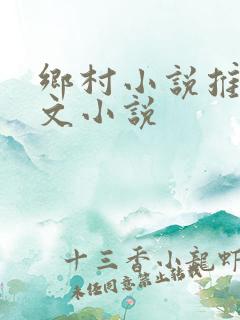 乡村小说推荐爽文小说