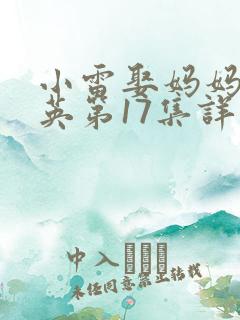 小雷娶妈妈胡秀英第17集详细内容