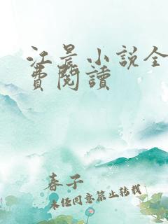 江晨小说全文免费阅读
