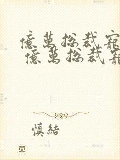 亿万总裁宠上天 亿万总裁宠上天