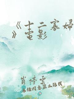 《十二寡妇淫史》电影