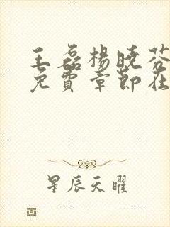 王磊杨晓芬后妈免费章节在线阅读小说