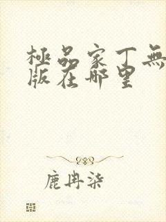极品家丁无删减版在哪里