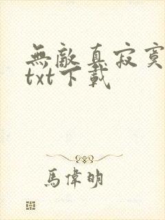 无敌真寂寞完本txt下载