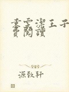 袁雯洁王子枫免费阅读