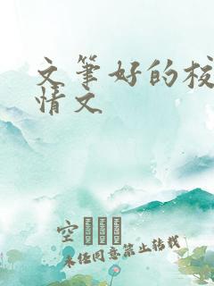 文笔好的校园言情文
