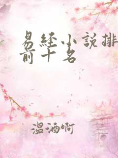 易经小说排行榜前十名