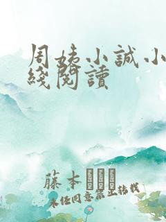 周姨小诚小说在线阅读