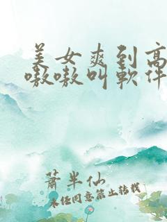美女爽到高潮嗷嗷嗷叫软件