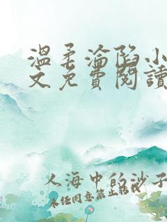 温柔沦陷小说全文免费阅读笔趣阁