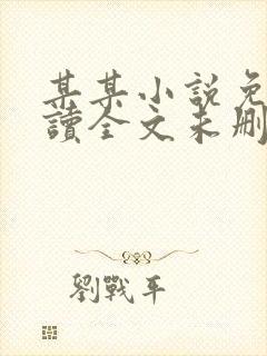 某某小说免费阅读全文未删减
