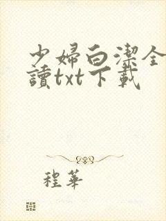 少妇白洁全文阅读txt下载