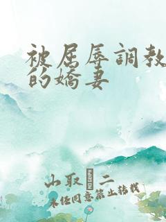 被屈辱调教沉沦的娇妻