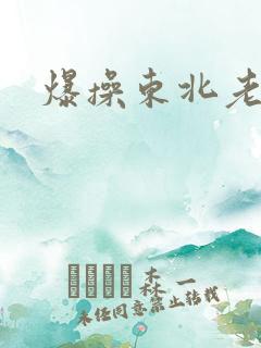 爆操东北老熟女