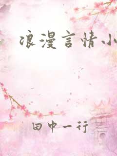 浪漫言情小说网