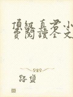 顶级真君小说免费阅读全文