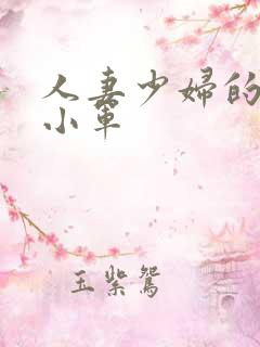 人妻少妇的欲望小军
