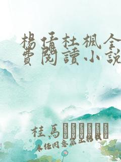 杨倩杜枫全文免费阅读小说