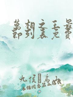 万相之王最新章节列表免费阅读