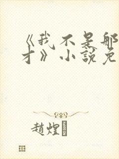 《我不是那种人才》小说免费阅读