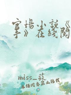 官场小说《一把手》在线阅读