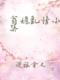 翁媳乱情小说合集