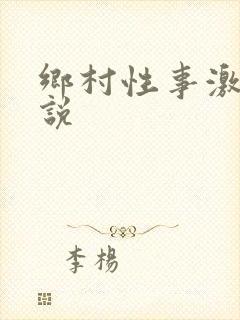 乡村性事激情小说