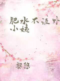 肥水不流外人田小姨