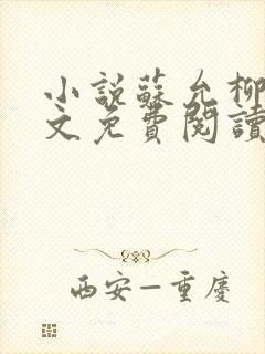 小说苏允柳媛全文免费阅读