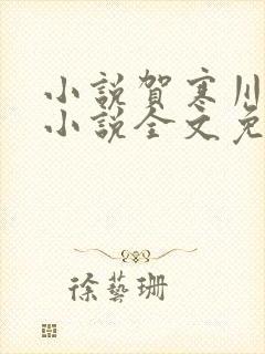 小说贺寒川向晚小说全文免费阅读