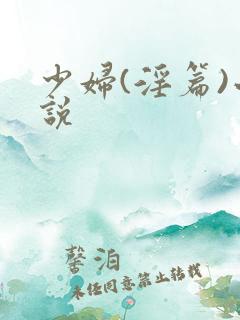 少妇(淫篇)小说
