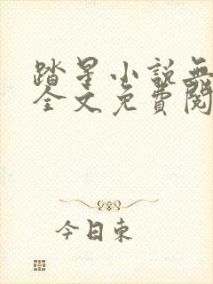踏星小说无弹窗全文免费阅读